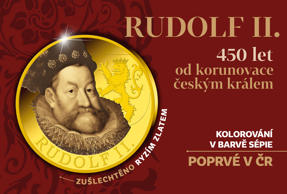 8118 CRGP - Rudolf II. - 450 let od korunovace na Českého krále