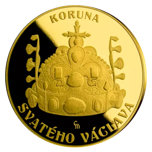 Koruna svatého Václava, ražba z ryzího zlata, Proof