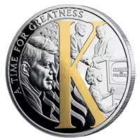 JFK exkluzivní set tří mincí
