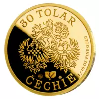 Národní divadlo - zlatá pamětní ražba - 1/10 oz, Proof